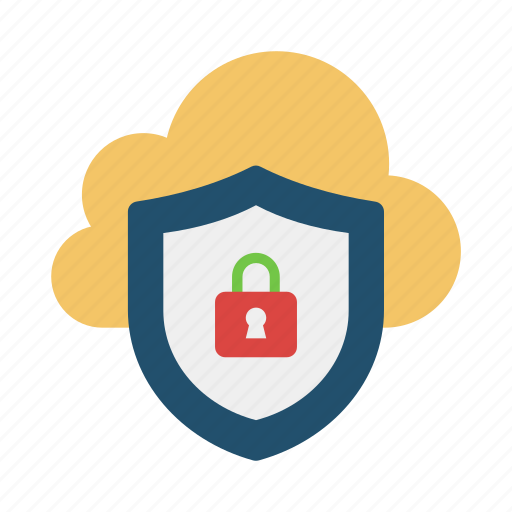 Cloud, security, lock, secure, password, protection, safety icon - Download on Iconfinder