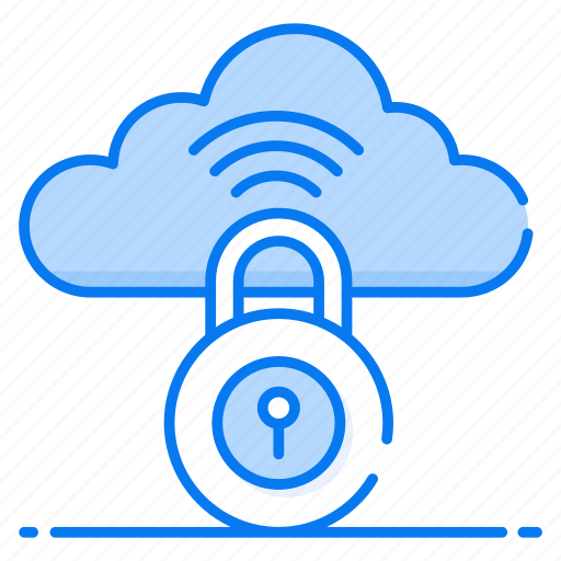 Cloud security, cloud protection, locked cloud, network security, network protection icon - Download on Iconfinder