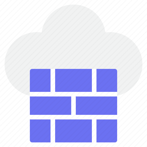 Cloud, firewall, forecast, network, rain, data, server icon - Download on Iconfinder