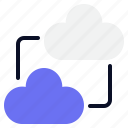 hybrid, cloud, forecast, network, rain, data, server, internet, storage