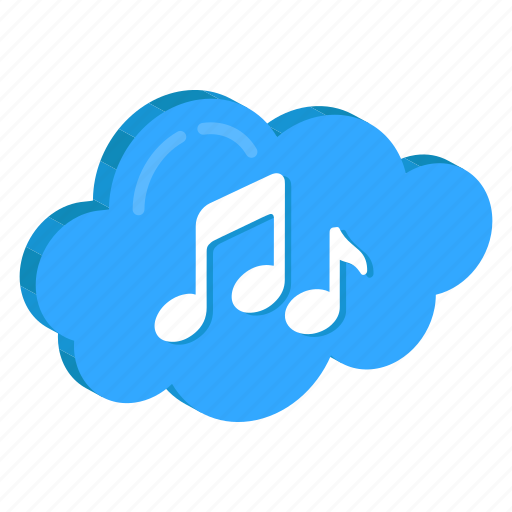 Cloud music, cloud lyrics, cloud song, cloud technology, cloud computing icon - Download on Iconfinder