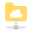 cloud, folder, shared, network, data, storage, computing 
