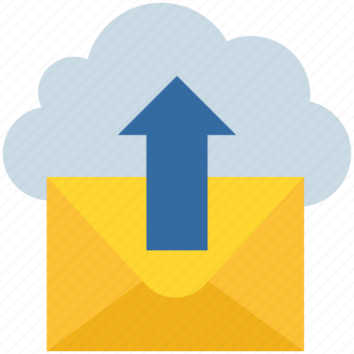 Cloud, computing, email, letter, mail, send icon - Download on Iconfinder