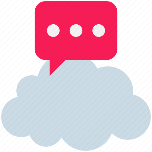 Chat, cloud, computing, message, notification icon - Download on Iconfinder