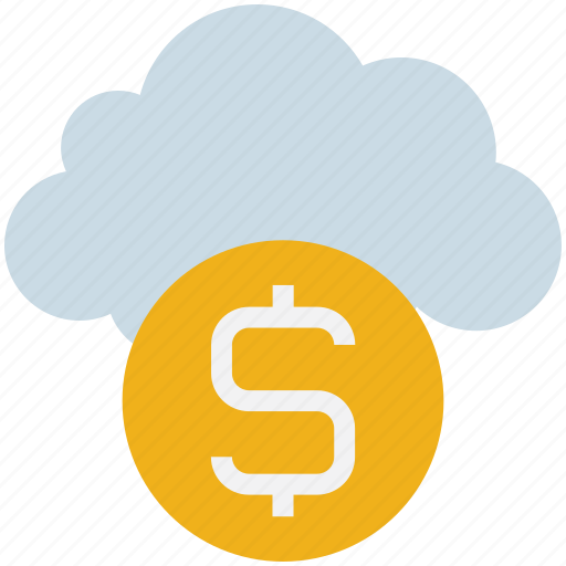 Cloud, coin, computing, currency, dollar, fund, money icon - Download on Iconfinder
