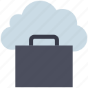 bag, briefcase, case, cloud, computing, portfolio