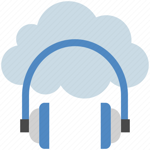 Cloud, computing, headphone, listen, music icon - Download on Iconfinder