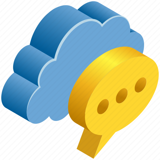Bubble, chat, cloud, computing, message, notification icon - Download on Iconfinder