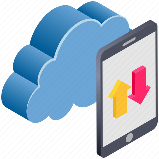 Cloud, computing, data, mobile, smartphone, transfer icon - Download on Iconfinder