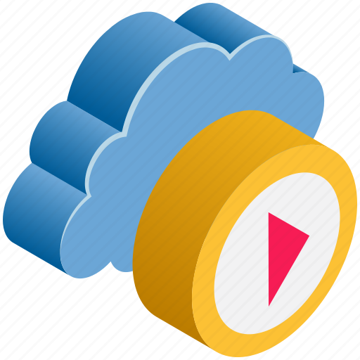 Cloud, computing, media, music, play, player icon - Download on Iconfinder