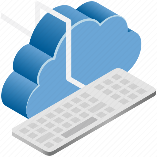 Cloud, computing, internet, keyboard, online, typing icon - Download on Iconfinder