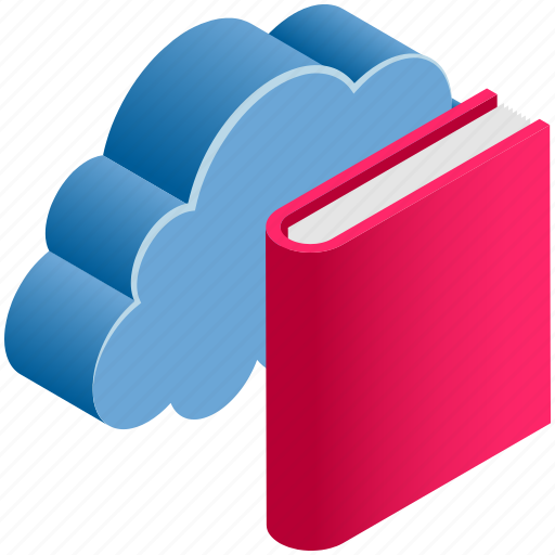 Book, cloud, computing, ebook, library, online icon - Download on Iconfinder