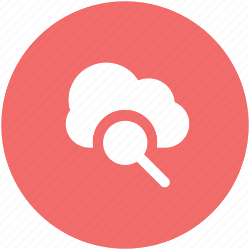 Cloud magnifying, cloud search, exploration, internet exploring, online search, research, search concept icon - Download on Iconfinder