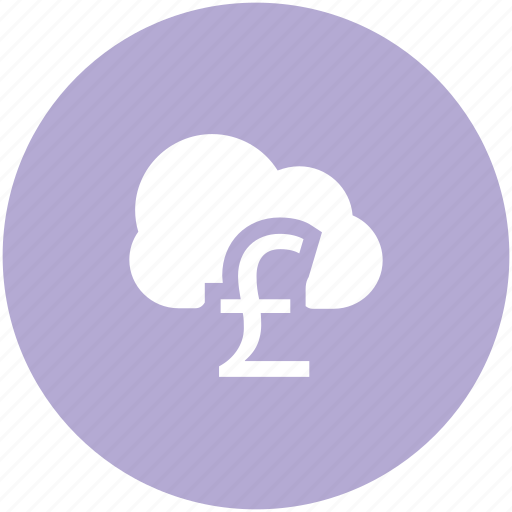 Cloud network, currency symbol, financial concept, global business, modern technology, online business, pound sign icon - Download on Iconfinder