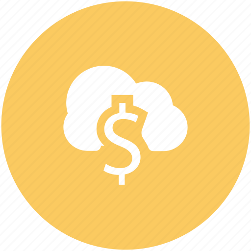 Cloud network, currency symbol, dollar sign, financial concept, global business, modern technology, online business icon - Download on Iconfinder