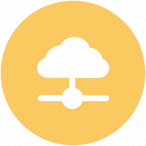 Cloud computing net, cloud monitoring, communication, information technology, network access, network hosting, network sharing icon - Download on Iconfinder