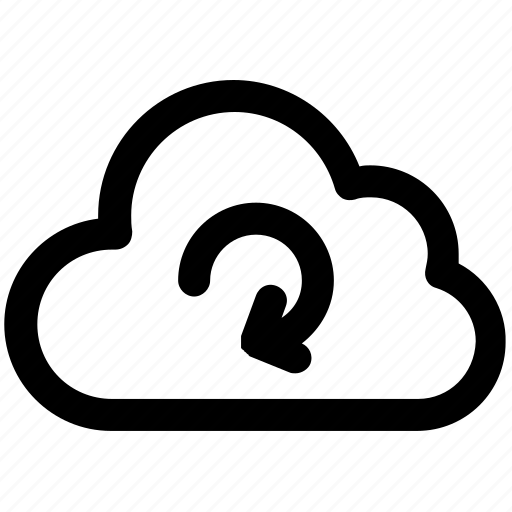 .svg, cloud network, cloud refresh sign, cloud reload, cloud storage cycle, sync concept icon - Download on Iconfinder