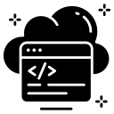 cloud, coding, programming, storage, development, service