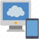 cloud, computing, data, internet, mobile, monitor, sharing