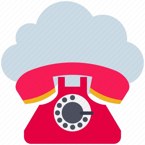 Cloud, computing, contact, phone, telephone icon - Download on Iconfinder
