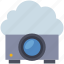 cloud, computing, device, presentation, projection, projector 