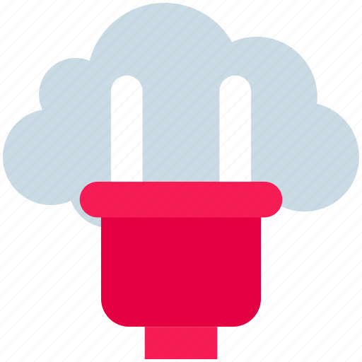 Cloud, computing, connect, plug, power, server icon - Download on Iconfinder