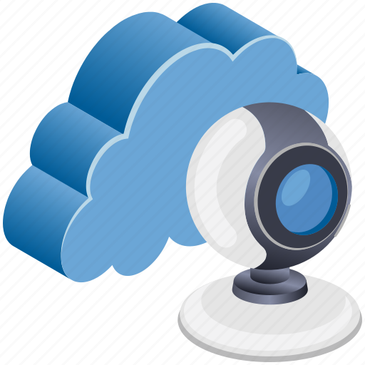 Cloud, computing, device, live chat, security, technology, webcam icon - Download on Iconfinder