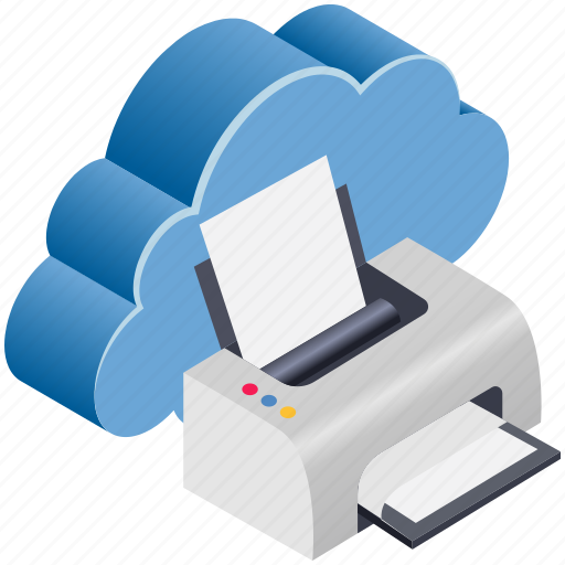 Cloud, computing, fax, print, printer, sync icon - Download on Iconfinder
