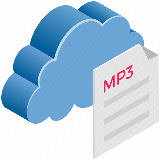 Cloud, computing, document, file, format, mp3, text icon - Download on Iconfinder