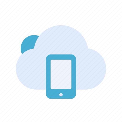 Cloud, computing, mobile, phone, sync, synchronization icon - Download on Iconfinder