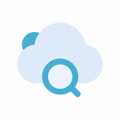 Cloud, data, find, search icon - Download on Iconfinder
