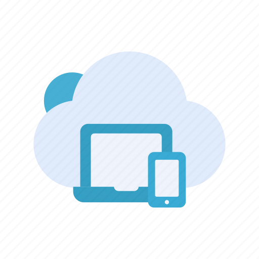 Cloud, laptop, mobile, phone, sync, synchronization icon - Download on Iconfinder