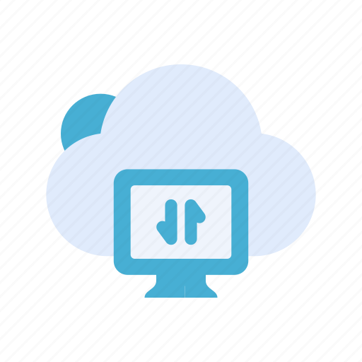 Cloud, computer, sync icon - Download on Iconfinder