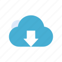 cloud, data, download, file