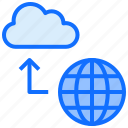 cloud, computing, internet, network, globe, data, world