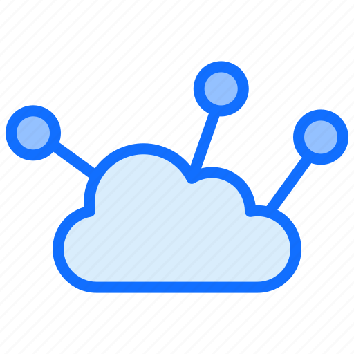 Cloud, computing, network, sharing, data, server icon - Download on Iconfinder