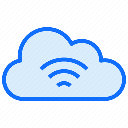 Cloud, computing, wifi, signals, internet icon - Download on Iconfinder