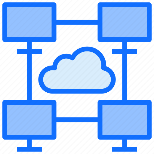 Cloud, computing, sharing, network, data icon - Download on Iconfinder