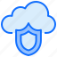 cloud, computing, protection, shield, security 