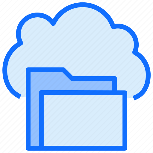 Cloud, computing, folder, storage, data icon - Download on Iconfinder