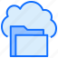 cloud, computing, folder, storage, data 