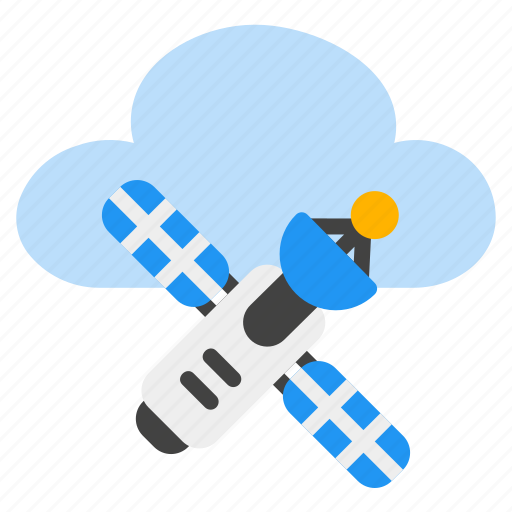 Satellite, space, cloud, communication, computing, hosting, sharing icon - Download on Iconfinder