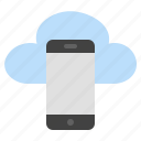 smartphone, mobile, phone, call, communication, interaction, cloud