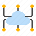 cloud, network, internet, web, connection, online, communication
