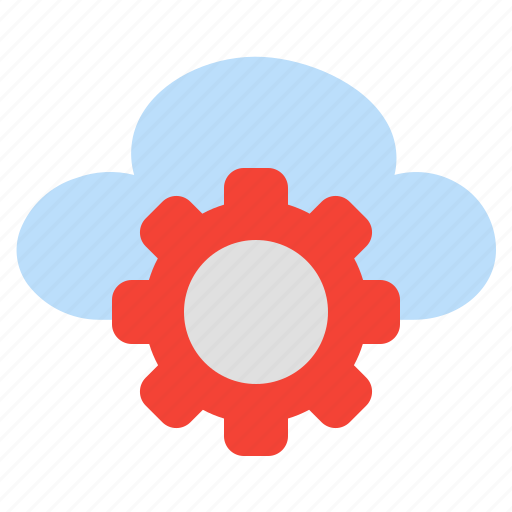 Cloud, settings, options, preferences, computing, configuration, gear icon - Download on Iconfinder