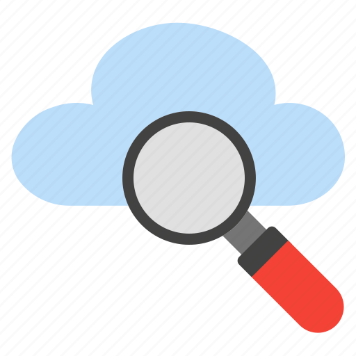 Search, find, magnifier, magnifying glass, optimization, internet, cloud icon - Download on Iconfinder
