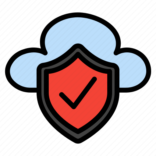 Shield, security, protection, safety, protect, secure, cloud icon - Download on Iconfinder