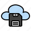 save, cloud, storage, data, database, document, file 