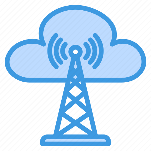 Antenna, signal, connection, communication, internet, cloud, tower icon - Download on Iconfinder