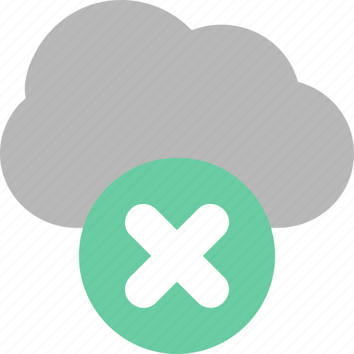 Cloud computing, cloud removed, delete, disconnected, icloud icon - Download on Iconfinder